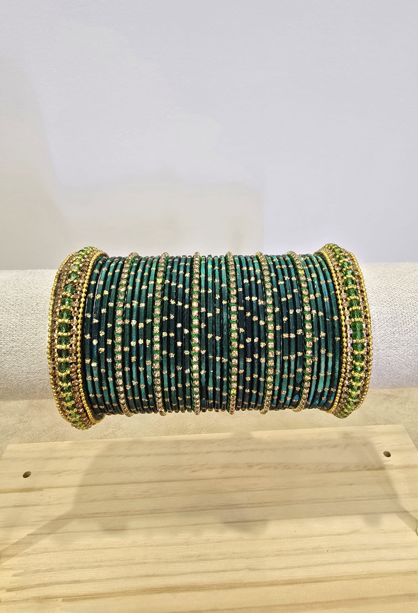 Fancy Bangles-Bottle Green