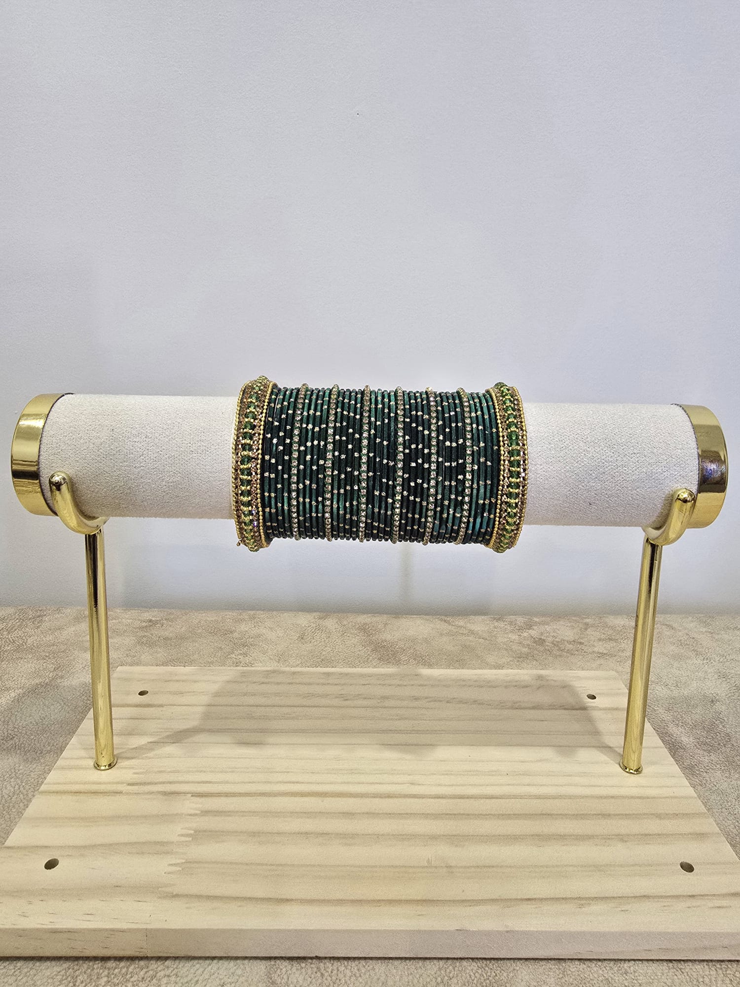 Fancy Bangles-Bottle Green