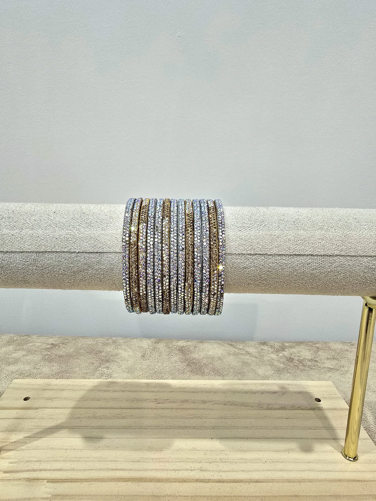 Shimmery Bangles-Gold-Silver-I