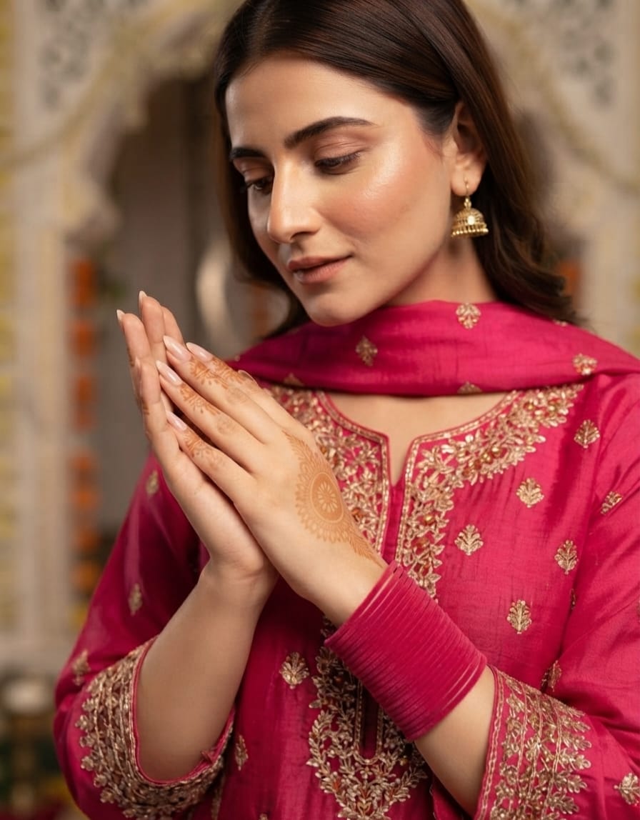 Velvety Pink Bangles-II